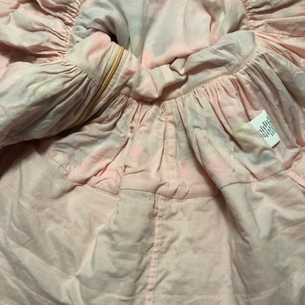 ANTHROPOLOGIE sz 4 DAKSHA Pink Embroidered Peplum - Picture 8 of 8